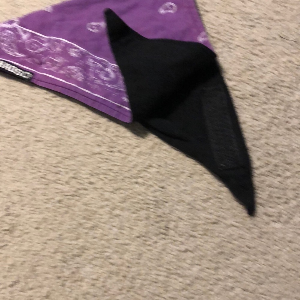 Purple chaos bandanna neck gaiter - Picture 2 of 2